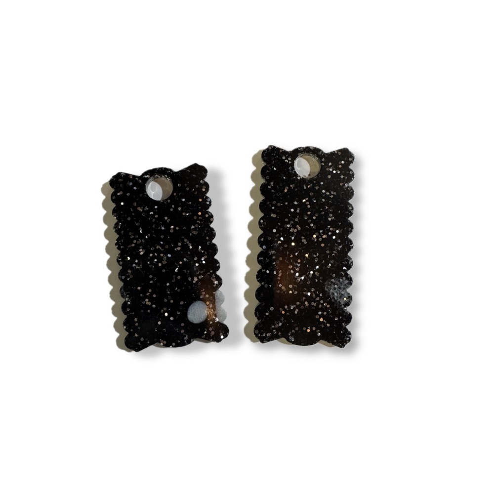 Black Glittery 40oz and 30oz Stanley Tumbler Toppers